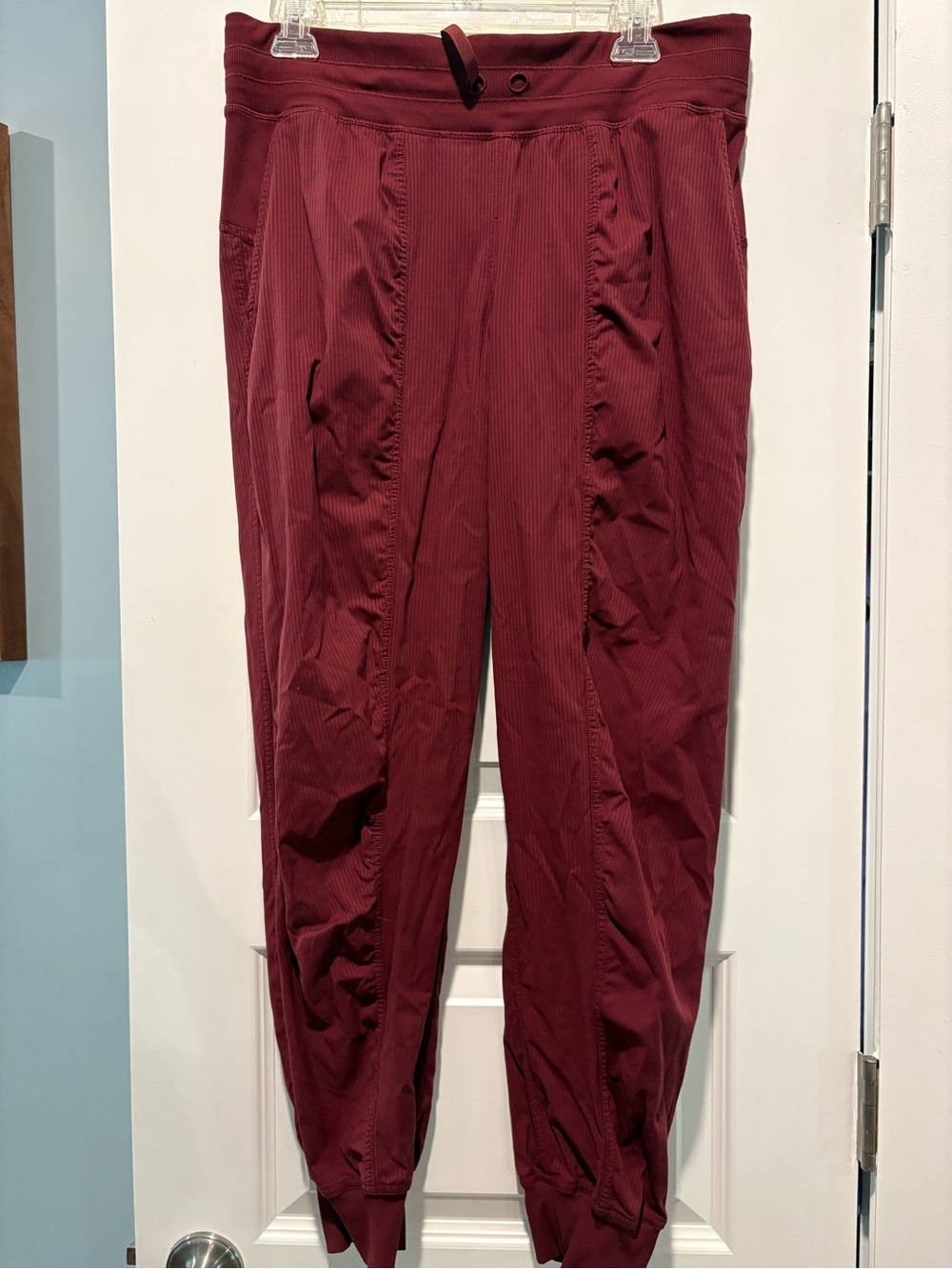 lululemon athletica Women's Burgundy Track Joggers